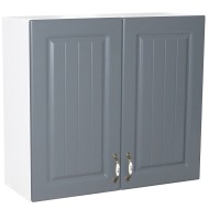 Corp superior 80 cu 2 usi cu scurgator de vase Zebra MDF gri dungi Corp superior 80 cu 2 usi cu scurgator de vase Zebra MDF gri dungi
